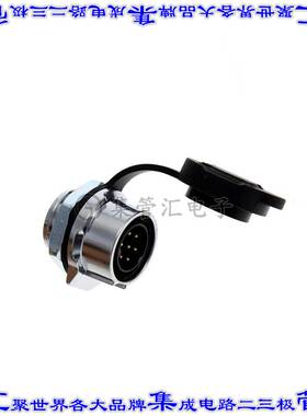 MRDBG07L13000 圆形连接器7POS插座公形引脚焊杯镀金面板安装