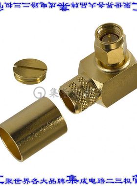 132299 同轴连接器SMA插头公引脚焊接50欧姆自由悬挂直角