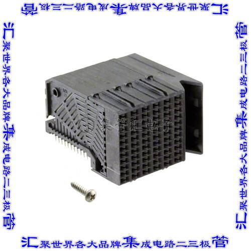 757105006 0757105006背板连接器132POS插座母插口11排板边缘通孔
