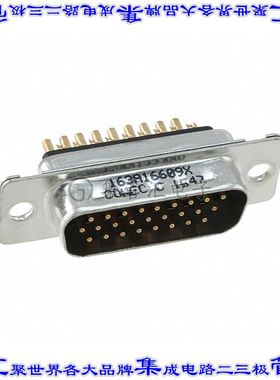 163A16609X 连接器26POS插头公引脚3排D-Sub高密度自由悬挂
