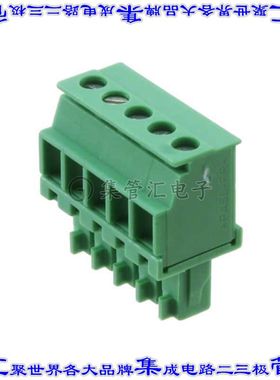 1827156 端子块连接器5POS插头母插口3.81mm绿色自由悬挂