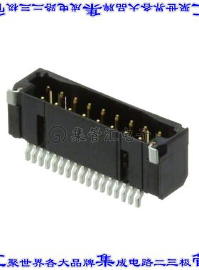 FI-W17P-HFE 针座连接器17POS插座2排1.25mm公形插针表贴SMD镀金