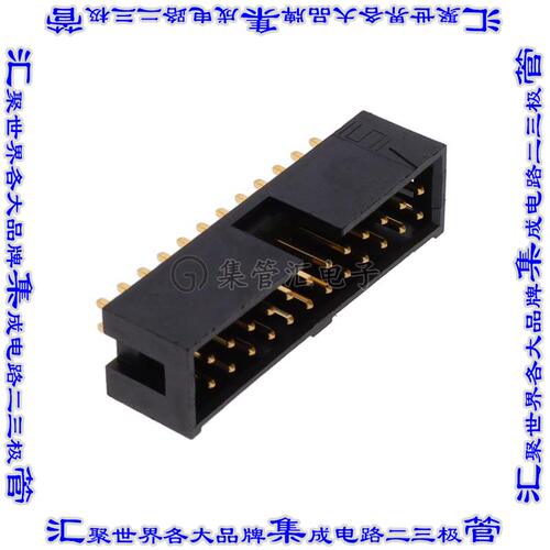 TSS-112-01-G-D 针座连接器24POS接头2排2.54mm公形插针通孔直针
