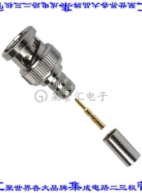 112508 同轴连接器BNC插头公引脚压接75欧姆自由悬挂