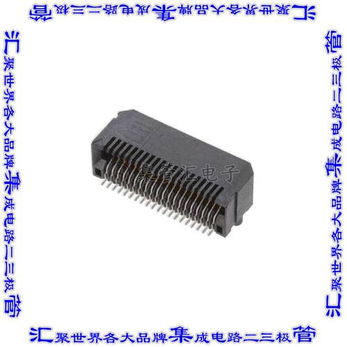 MEC8-120-02-L-D-RA1 卡边缘连接器40POS母头2排0.8mm黑色镀金