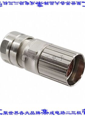 1607349 圆形连接器17POS插头外壳用于母插口银色自由悬挂底壳联