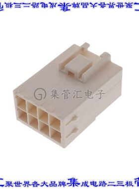 1971600-1 矩形连接器外壳8POS插座2排3.96mm公形引脚天然色自由