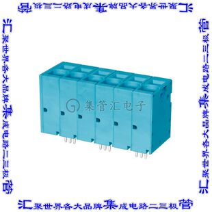 06BE 线对板连接器6POS接线端子1mm通孔垂直带板 1000 TBL008V