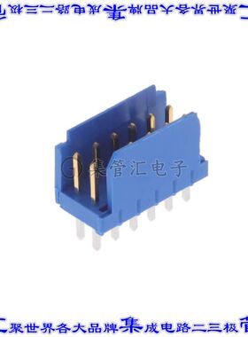 91687-306LF 针座连接器12POS接头2排2.54mm公形插针通孔直针镀金