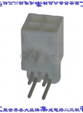 770968-2 针座连接器4POS接头2排4.14mm公形插针通孔直角镀金