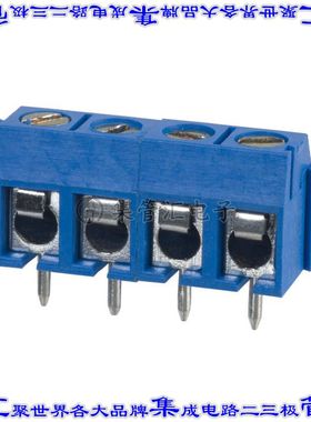 OSTTC042162 线对板连接器4POS接线端子5.08mm通孔水平带板