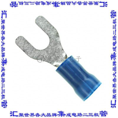 8-34166-1 铲形连接器端子8接线柱14-16AWG压接