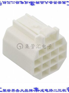 DF62C-13S-2.2C 矩形连接器外壳13POS插座4排2.2mm母形插口白色自