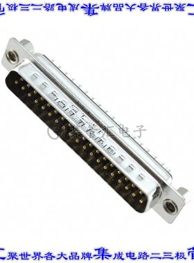 L717SDCH37P 连接器37POS插头公引脚2排D-Sub自由悬挂