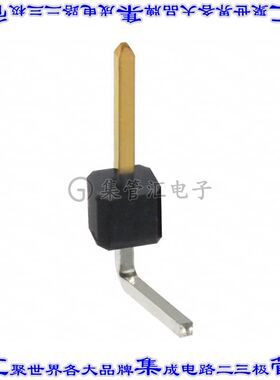PBC01SBBN 针座连接器1POS分离式公形插针通孔直角镀金
