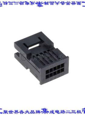 TSDF-05-D-S-L 矩形连接器外壳10POS 2排1.27mm公形引脚黑色自由