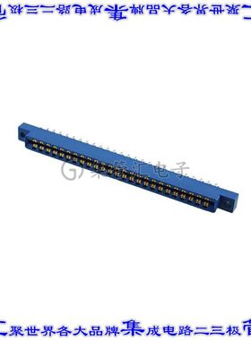 EBM25DRXH 卡边缘连接器50POS母头2排3.96mm蓝色镀金