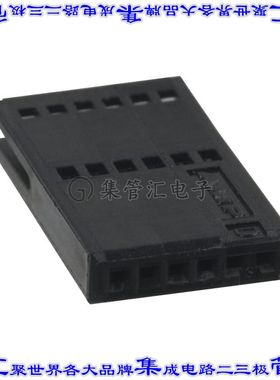 487544-3 接插件连接器CONN FFC RCPT HSG 6POS 1.27MM