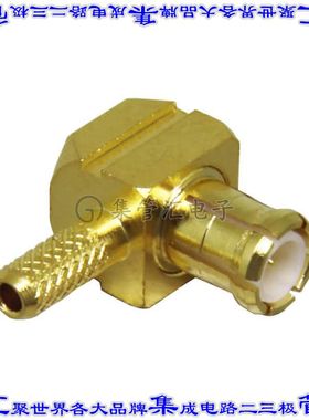 CONMCX012-R178 同轴连接器MCX插头公引脚焊接50欧姆自由悬挂直角