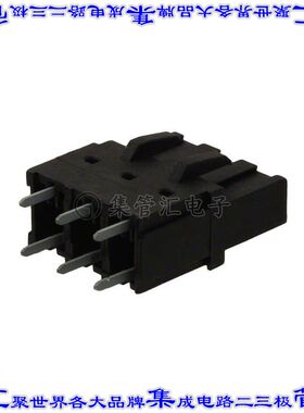 ELFB03280 端子块连接器3POS接头母型插口5.08mm黑色垂直通孔
