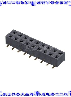 M20-7810945 针座连接器18POS插座2排2.54mm母形插口表贴SMD镀金