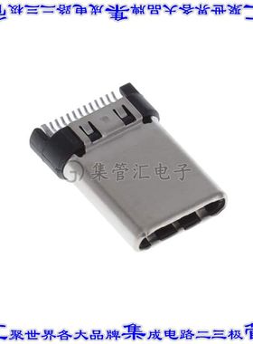 10133475-10001LF 连接器USB TYPE-C插头24POS USB 3.0板边缘跨骑