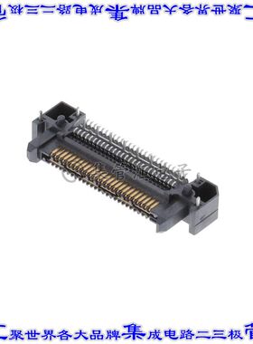 QRM8-026-01-L-RA-GP-TR 板对板连接器52POS公引脚阵列2排0.8mm表