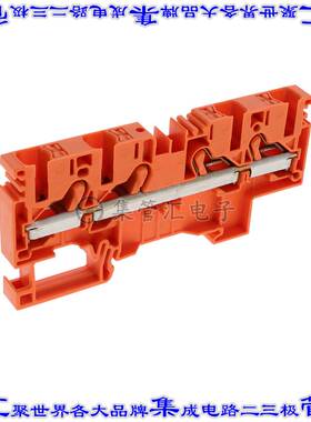 PRK 6/4A OG 端子块连接器4POS馈通式8.1mm橙色8-20AWG