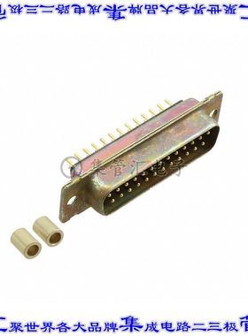 1218124-3 连接器25POS插头公引脚2排D-Sub通孔