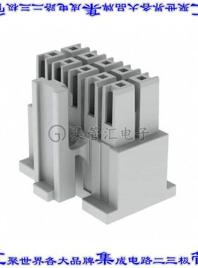 IPD1-05-D 矩形连接器外壳10POS插座2排2.54mm母形插口白色自由悬