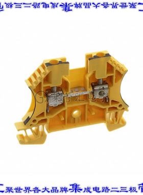 1020190000 端子块连接器2POS馈通式6.1mm黑色黄色10-26AWG