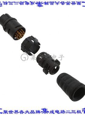 EN3C18F26SX 圆形连接器18POS插头母插口焊杯镀金自由悬挂