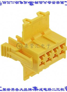 927366-1 矩形连接器外壳8POS插头2排公形引脚黄色自由悬挂