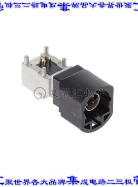 HSDNARPPCB13A 同轴连接器插头公引脚焊接100欧姆通孔直角