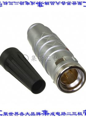 FLKD-05FGMS-GCP-215 圆形连接器5POS插头公引脚焊杯镀金自由悬挂