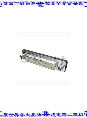 D25P24B4GV00LF 连接器25POS插头公引脚2排D-Sub通孔