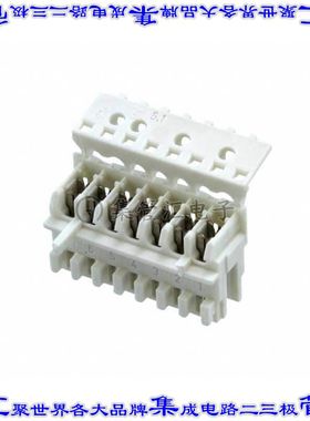 3-1534796-7 矩形连接器7POS插座2.5mm母插口天然色IDC锡自由悬挂