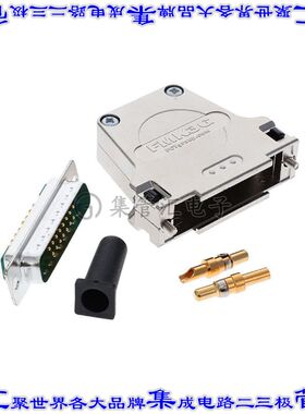 1731140087 连接器17(15+2电源)插头公引脚2排D-Sub组合式自由悬