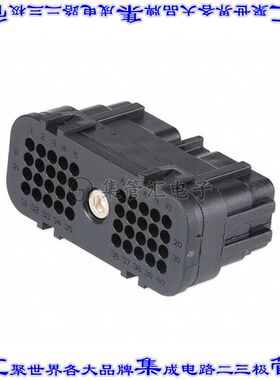 DRC26-40SA-L011 矩形连接器外壳40POS插头4排母形插口黑色自由悬