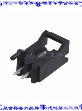 5-104450-1 针座连接器2POS接头2.54mm公形插针通孔直针锡