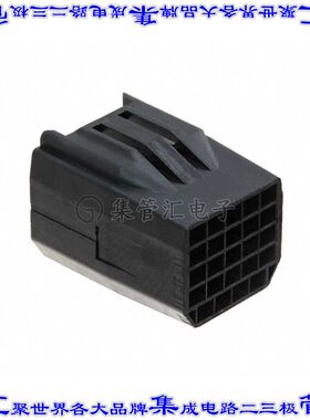 DF62B-24EP-2.2C 矩形连接器外壳24POS插头5排2.2mm公形引脚黑色