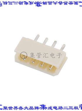 64600411622 针座连接器4POS接头2.5mm公形插针通孔直针锡