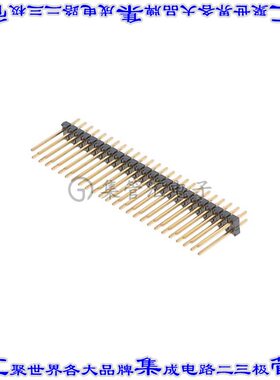 MTMM-125-10-G-D-125 针座连接器50POS可切割2排2mm公形插针通孔