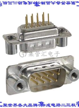 172-009-113R031 连接器9POS插头公引脚2排D-Sub面板安装通孔