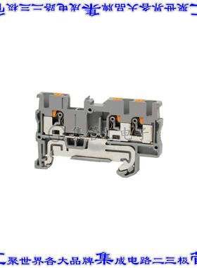 TBDR-10-25-GY 端子块连接器3POS接地地面5.2mm灰色12-26AWG