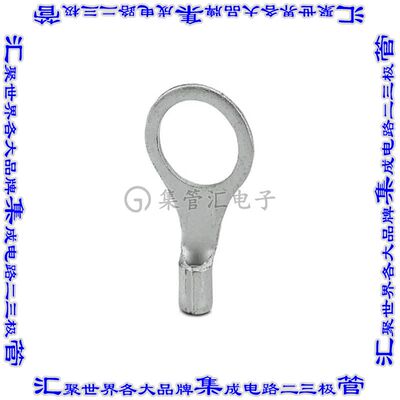 3240075 环形连接器端子圆形M8接线柱18-20AWG压接