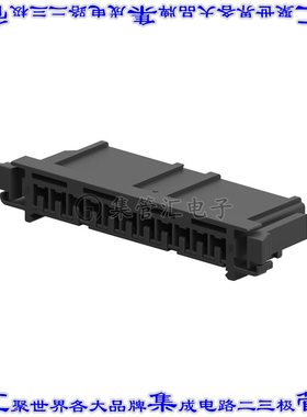 1326359-1 矩形连接器外壳11POS插头5mm母形插口黑色自由悬挂
