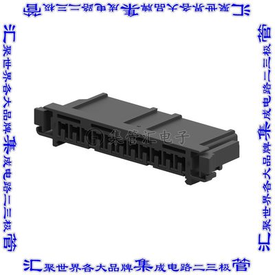 1326359-1 矩形连接器外壳11POS插头5mm母形插口黑色自由悬挂