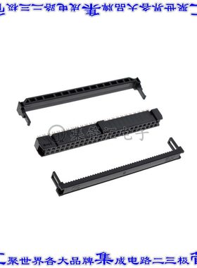 HIF3MBW-50D-2.54R(63) 矩形连接器50POS插口2排2.54mm母插口黑色