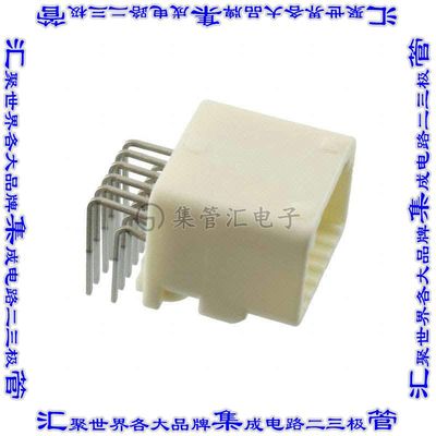 1-1318772-3 针座连接器12POS接头2排2.2mm公形插针通孔直角锡